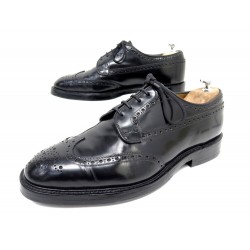 CHAUSSURES CHURCH'S GRAFTON DERBY BOUT FLEURI 9G 43 LARGE CUIR NOIR SHOES 1070€