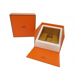 BOITE POUR MONTRE HERMES CAPE COD ARCEAU HEURE H CLIPPER ORANGE WATCH BOX