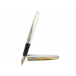 STYLO PLUME MONTBLANC MEISTERSTUCK SOLITAIRE DOUE ARGENT 925 SILVER PEN 900€