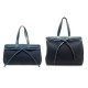 SAC A MAIN HERMES CABAS HERBAG 40 TOILE & CUIR BLEU 2 TOILES TOTE HAND BAG 2135€