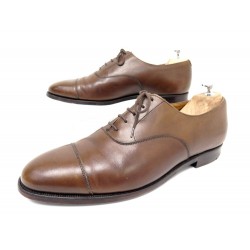 CHAUSSURES CROCKETT & JONES CONNAUGHT 7742 RICHELIEU 9.5F 43.5 CUIR MARRON 650€