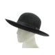 NEUF CHAPEAU HERMES EN FEUTRE DE LAPIN NOIR T 58 NEW FELT RABBIT HAT CAP 550€