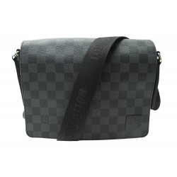 NEUF SACOCHE LOUIS VUITTON DISTRICT PM N42710 EN TOILE DAMIER GRAPHITE BAG 1600€