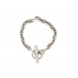 BRACELET HERMES CHAINE D'ANCRE MM 19CM 17 MAILLONS ARGENT 925 SILVER STRAP 1160€