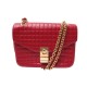 NEUF SAC A MAIN CELINE C CLASSIQUE MEDIUM CUIR ROUGE BANDOULIERE HAND BAG 3300€