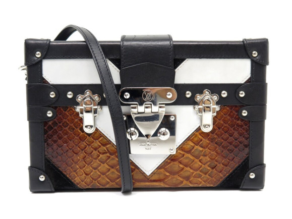 sac a main louis vuitton petite malle python edition