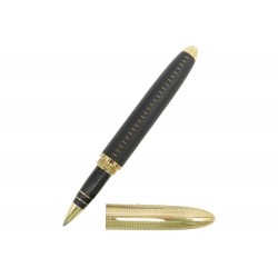 NEUF STYLO LOUIS VUITTON ROLLERBALL SPIRIT DOC CUIR ET METAL BALLPOINT PEN 950€