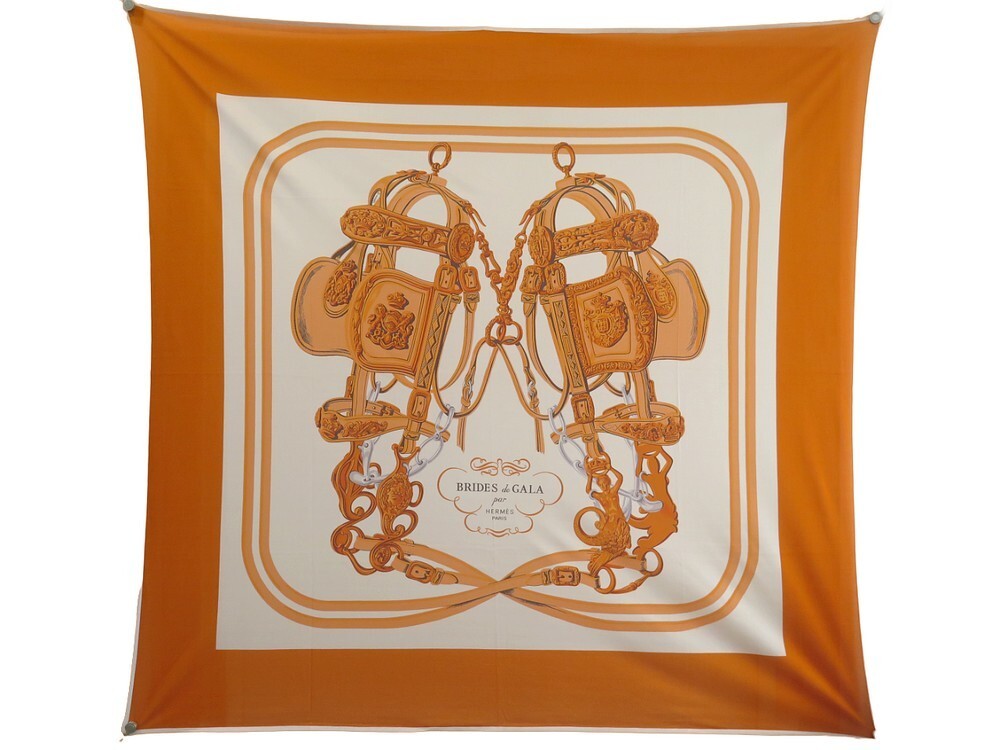 foulard hermes brides de gala carre 90 en jersey - Main Image