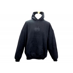 NEUF PULL BALENCIAGA CAPUCHE & LOGO BB 620973 M OVERSIZE NOIR SWEATSHIRT 795€