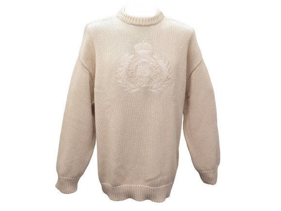  pull balenciaga crewneck crest knit 664369 s