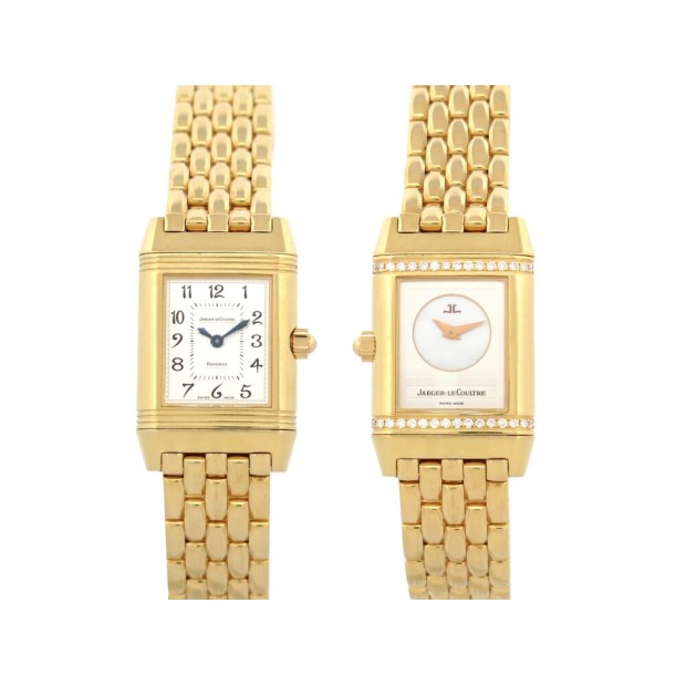 MONTRE JAEGER LECOULTRE REVERSO DUETTO LADY 266.1.44 EN OR 18K & DIAMANT 43800€