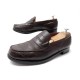 CHAUSSURES JM WESTON 180 MOCASSINS CUIR LEZARD 7D 41.5 42 LIZARD LOAFERS 1750€