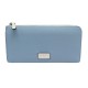 NEUF PORTEFEUILLE LANCEL SLIM ZIPPE NINON A09974 PORTE CARTES CUIR WALLET 235€