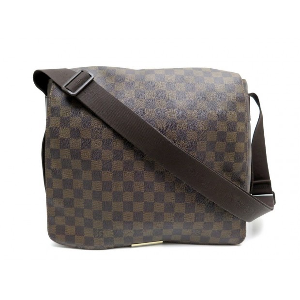 SACOCHE LOUIS VUITTON BASTILLE EN TOILE DAMIER EBENE MESSENGER BAG PURSE 1310€