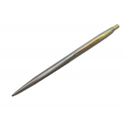 VINTAGE STYLO BILLE MONTBLANC NOBLESSE EN ACIER BROSSE STEEL BALLPOINT PEN 225€