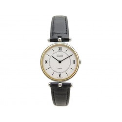 MONTRE VAN CLEEF & ARPELS LA COLLECTION 28 MM QUARTZ CLASSIQUE OR & ACIER WATCH