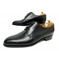 CHAUSSURES JM WESTON SAVILE 575 10E 44.5 CUIR NOIR EMBAUCHOIRS CHURCH SHOES 940€