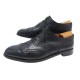 CHAUSSURES JM WESTON RICHELIEU BOUT FLEURI 376 12E 46 CUIR NOIR BLACK SHOES 990€