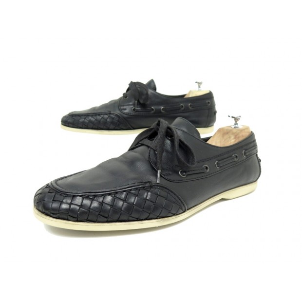 CHAUSSURES BOTTEGA VENETA BATEAU 43 DERBY CUIR INTRECCIATO LEATHER SHOES 950€