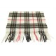 VINTAGE ECHARPE BURBERRYS EN CACHEMIRE BEIGE TARTAN CHECK CASHMERE SCARF 395€