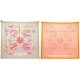 NEUF FOULARD HERMES TATERSALE EN ZIGZAG DOUBLE FACE JAMIN SOIE SILK SCARF 620€