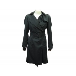 IMPERMEABLE BURBERRY TRENCH CEINTURE M 38 NOIR LONG MANTEAU COAT JACKET 2150€