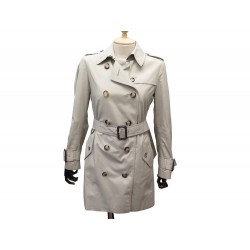 IMPERMEABLE BURBERRY TRENCH COURT 3762014 S 36 BEIGE CEINTURE COAT JACKET 2150€