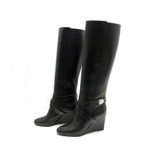 NEUF BOTTES CHRISTIAN DIOR BLASON HIGH BOOTS 38.5 1250 