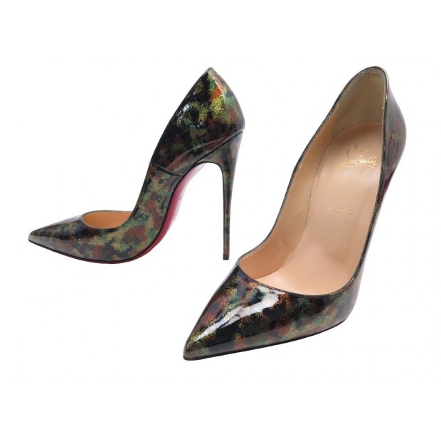 NEUF CHAUSSURES CHRISTIAN LOUBOUTIN ESCARPIN SO KATE IRISEES MULTICOLORE 39 745€