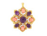 broche pendentif van cleef arpels delphes 1975 or