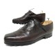 CHAUSSURES BERLUTI 518 RICHELIEU BOUT DROIT 9 43 CUIR PATINE MARRON SHOES 2250€