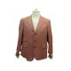 VESTE ARNYS MARCEL G MEZZA 65350/260 54 IT 52 FR L EN SOIE ET LIN ROUGE JACKET