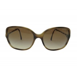 LUNETTES DE SOLEIL CHANEL 5232-Q EN RESINE MARRON BROWN RESIN SUNGLASSES 750€