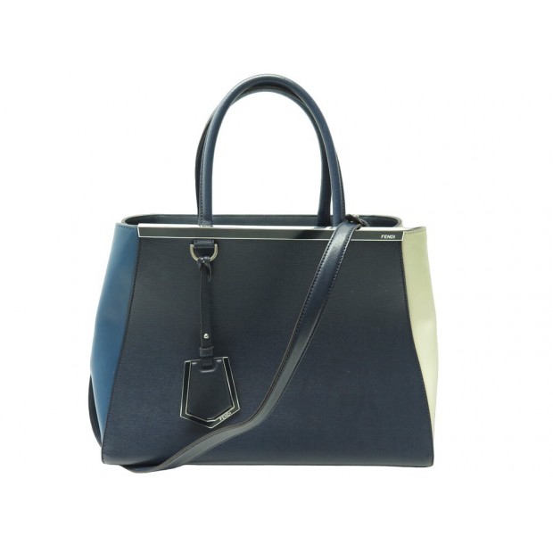 SAC A MAIN FENDI CABAS 2 JOURS 8BH250 EN CUIR TRICOLORE PURSE HAND BAG 1750€