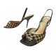 CHAUSSURES LOUIS VUITTON SANDALES EN CUIR DE POULAIN MOTIF DAMIER 40 SHOES 750€