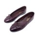 CHAUSSURES CHANEL BALLERINES G26250 CUIR MATELASSE BORDEAUX 42 FLAT SHOES 1150€