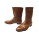 CHAUSSURES JOHN LOBB BOTTINES MOTARD 8.5 42.5 EN CUIR MARRON BIKER BOOTS 1910€