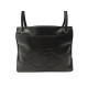 SAC A MAIN CHANEL CABAS SHOPPING LOGO CC CUIR NOIR PORTE EPAULE HAND BAG 5800€