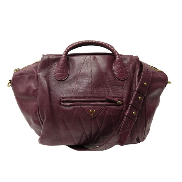 NEUF SAC A MAIN JEROME DREYFUSS GUILLAUME BANDOULIERE CUIR PURSE HANDBAG 1000€