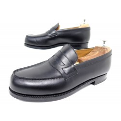 NEUF CHAUSSURES JM WESTON 180 MOCASSINS 6.5D 40.5 41 FIN CUIR LOAFER SHOES 750€