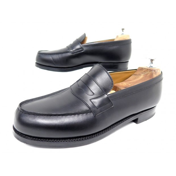 NEUF CHAUSSURES JM WESTON 180 MOCASSINS 6.5D 40.5 41 FIN CUIR LOAFER SHOES 750€