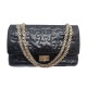 SAC A MAIN CHANEL 2.55 PUZZLE M EN CUIR VERNIS ROUGE BANDOULIERE HAND BAG 9700€