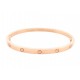 BRACELET CARTIER LOVE PM CRB6047317 15 CM OR ROSE 18K GOLDEN STRAP BANGLE 5150€
