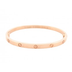 BRACELET CARTIER LOVE PM CRB6047317 15 CM OR ROSE 18K GOLDEN STRAP BANGLE 5150€