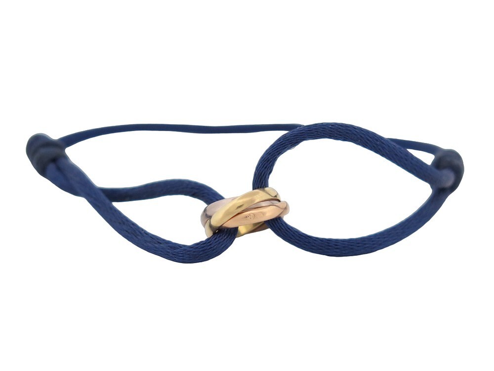 bracelet cartier trinity b6016700 or jaune blanc et