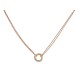 COLLIER CARTIER TRINITY ANNEAUX 3 ORS PM JAUNE ROSE BLANC 40-44 NECKLACE 1900€