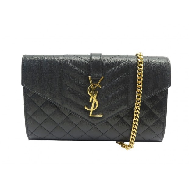 SAC A MAIN SAINT LAURENT CASSANDRE WALLET ON CHAIN BANDOULIERE HAND BAG 1450€