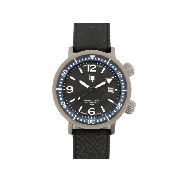 NEUF MONTRE LIP GRANDE NAUTIC SKI TITANE 671855 41MM ED LIMITEE AUTO WATCH 799€