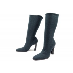 NEUF CHAUSSURES DOLCE & GABBANA BOTTES CHAUSSETTES 40.5 FLANELLE BOOTS 1100€