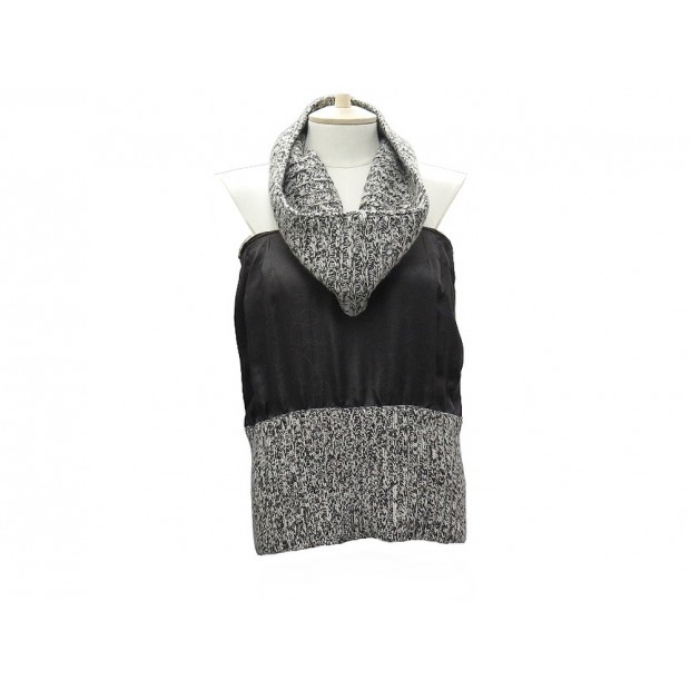 ENSEMBLE CHANEL TOP BUSTIER + TOUR DE COU P24408W03399 46 IT 40 FR M SET 5500€